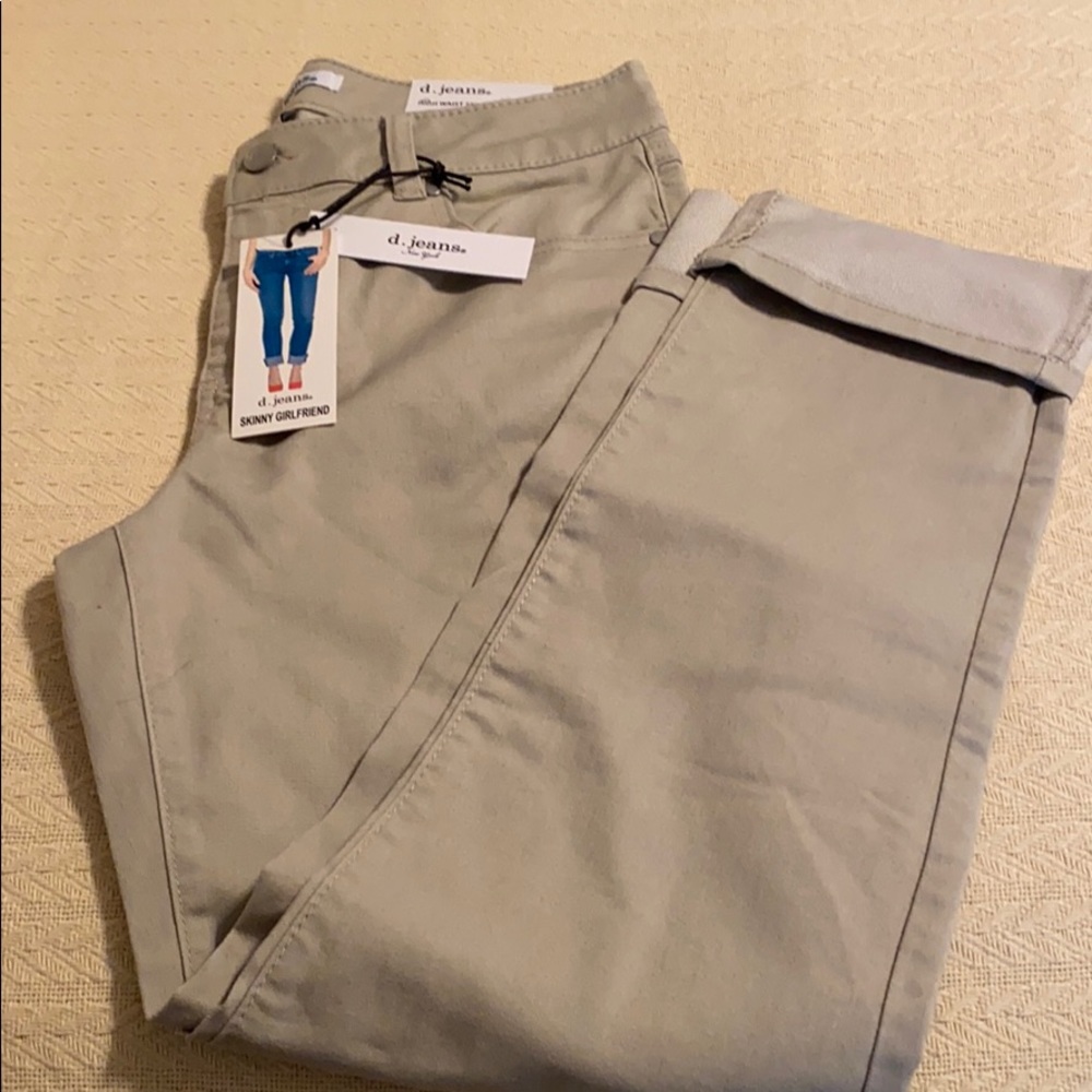 D.Jeans High Waist Skinny Girlfriend Jeans